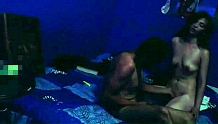Private amateur video with hot Latina babe's muff diving