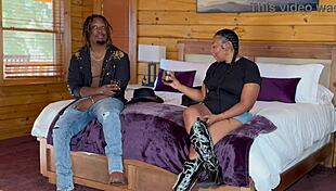 i got this sexy cowgirl visitin me about a horse, but she sucked my monster cock instead 😅