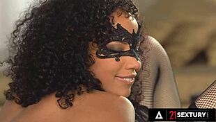 Three gorgeous girls intensely eat and finger each other's wet pussies