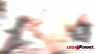 Lola Bulgari takes interracial double penetration, moaning 'fuck my ass'?