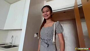 Hey, check this curvy Asian beauty with slim booty!