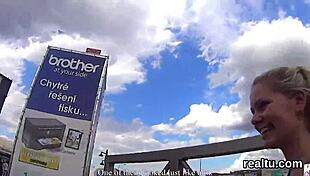 Czech Chick Screwed In Mall POV!