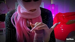 the bandit whore girlfriend gets oiled and fingered until gaping and milking every drop