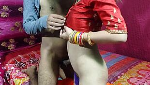 Cute saree bhabhi gets naughty with her devar for rough hard anal sex after ice massage.