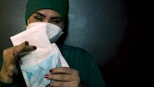 Latex gloves dominate in fetish play