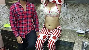 I'm So Torn Watching Sexy Stepmom Saara Get Assfucked by Her Curious Stepson in the Kitchen