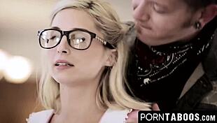 Petite teen enjoys ultimate gangbang with monster cocks and blowjobs