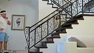 Does the tennis babe ride a big cock during her break?