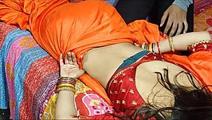 Cute saree bhabhi gets naughty with her devar for rough hard anal sex after ice massage.