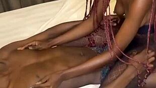 i enjoying each others bodys hot foreplay with my african couple