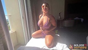 busty thick milf monica santhiago takes rome major deep in her butt. wild italian banging unfolds!