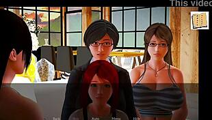 my new stepfamily episode with curvy outfits and cute fat body