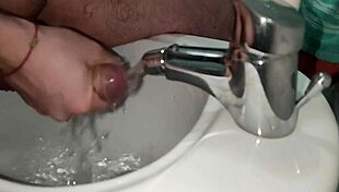 I stroke my cock but then get excited and cum