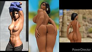 Pharah And Panam Engage In Intense Anal, Pussy Play, And Blowjob In Best Girls PMV