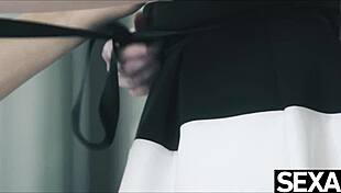 hot sexy redhead rides her mans cock to intense multiple orgasms