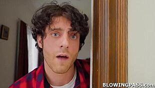 Never knew stepsis is good at blowjobs