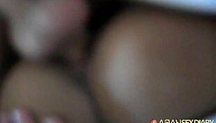 horny dude fondles tiny asian gf's tits 😏