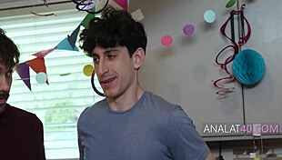 Birthday Gangbang With Step Family Anal And Blowjob