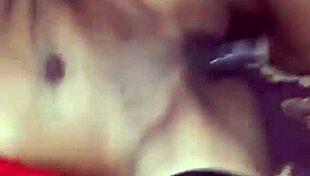 this bbw amateur is getting her ass fucked and deepthroating until orgasm at home