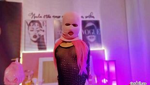 the bandit whore girlfriend gets oiled and fingered until gaping and milking every drop