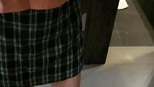 flirting in front of the mirror