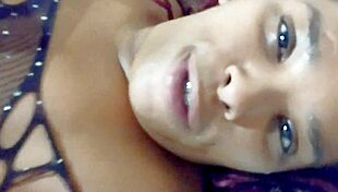 Hot Trans Blows Masked Man But He Cums Too Fast