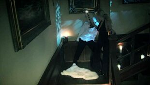 Carly swallows loads at church