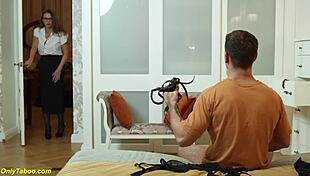 Shocked by my busty extreme stepmom's wild moves! 😲