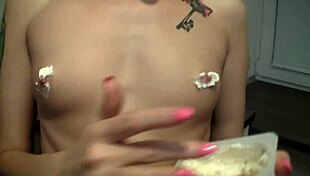 Horny Step Daddy Fucks Tight Pussy In Kitchen