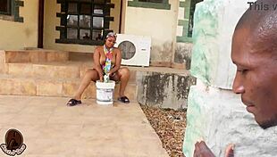 Raw banging with Oga soldier’s wife outdoors! Black army heat unleashed!