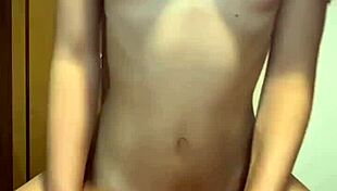 Watch this amateur ride in cowgirl her perfect tits bouncing