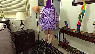 Black cock slams and cums inside my big fat BBW mature pussy. So wet and meaty up close!