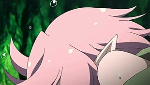 Monster fucks elf in hentai