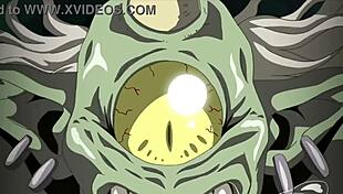 Monster fucks elf in hentai