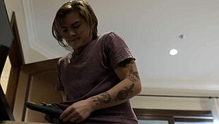 stepmom couldn’t resist helping her curious stepson out.