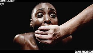 Zaawaadi's Extreme Cumflation: Black Beauty Overflowing With Cum