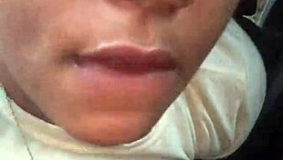 Wanna see this ebony slut suck in public?