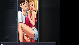 roxxie gets clapped by mia in locker room