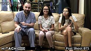 Latina angel gets a surprise orgasm in the doctor's office