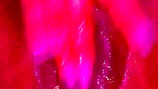 ebony babe masturbates black pussy to intense climax