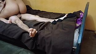 Hidden camera reveals stepbrother secretly fucking stepsister's pussy in taboo latin encounter