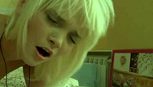 Blonde Teen Deepthroats Monster Cock