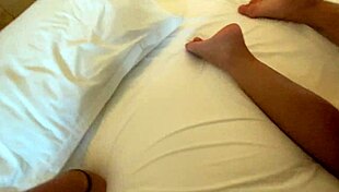 Hotel room morning sex