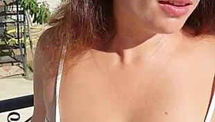 Hot Stepmom Teases Publicly