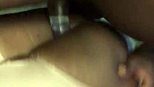Young and beautiful black maid seduces her landlord for financial assistance