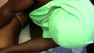 Young and beautiful black maid seduces her landlord for financial assistance