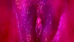 ebony babe masturbates black pussy to intense climax