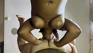 Latina newbie records her first anal session in lingerie