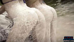 Playboy Babes Wash Mercedes