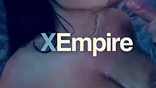 Ebony Bombshell Gets Pussy Pounded By Monster Cock